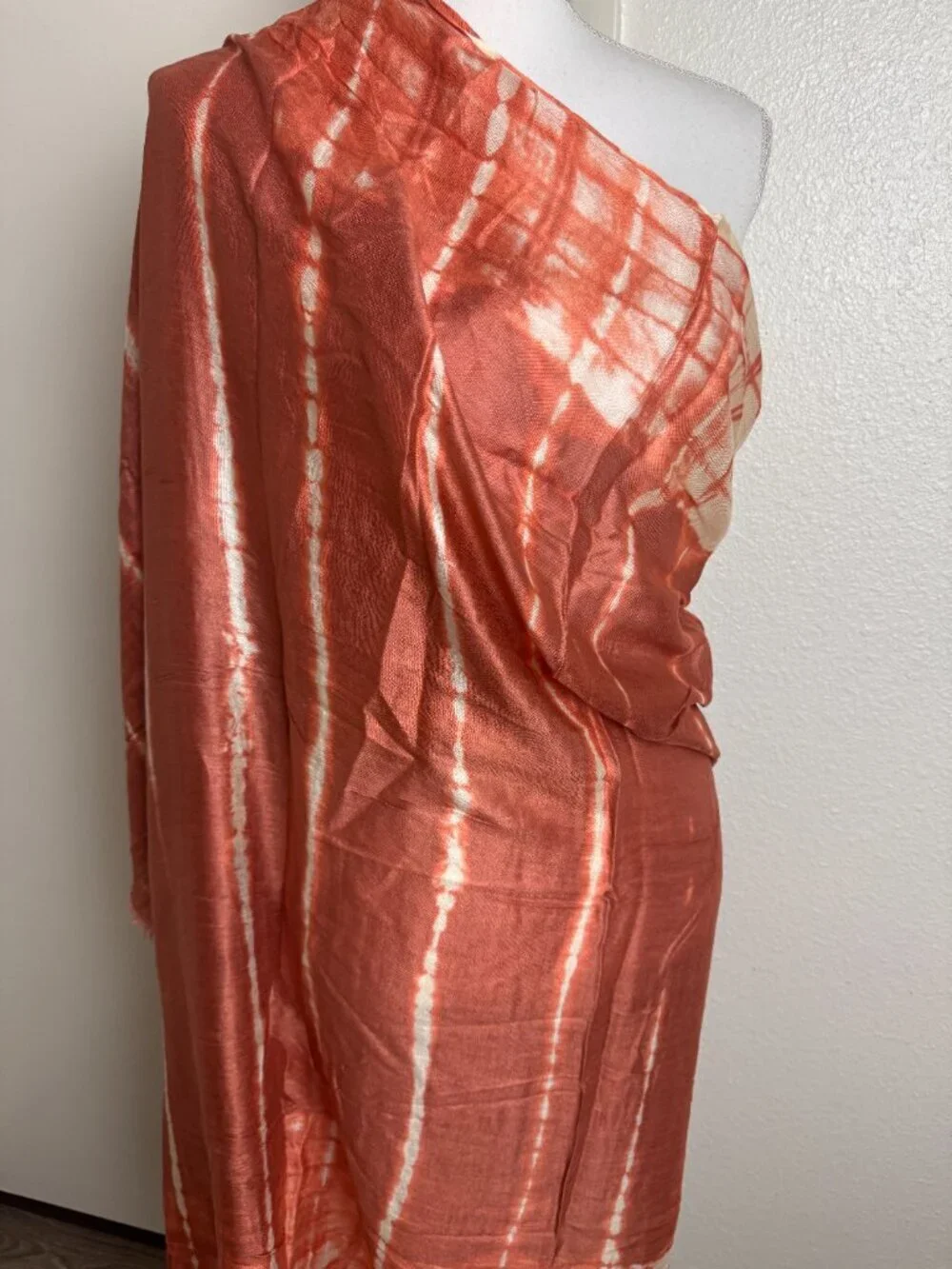NWT Sarong Orange/ Terracotta Abstract 100% Viscose